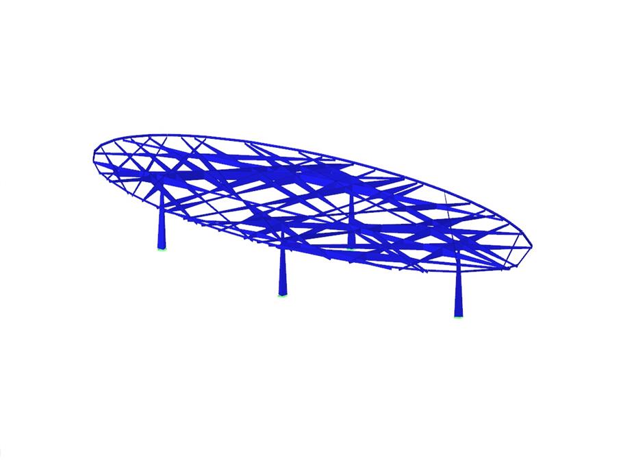 Neue Überdachungen für die Eingangstore der Messe Frankfurt